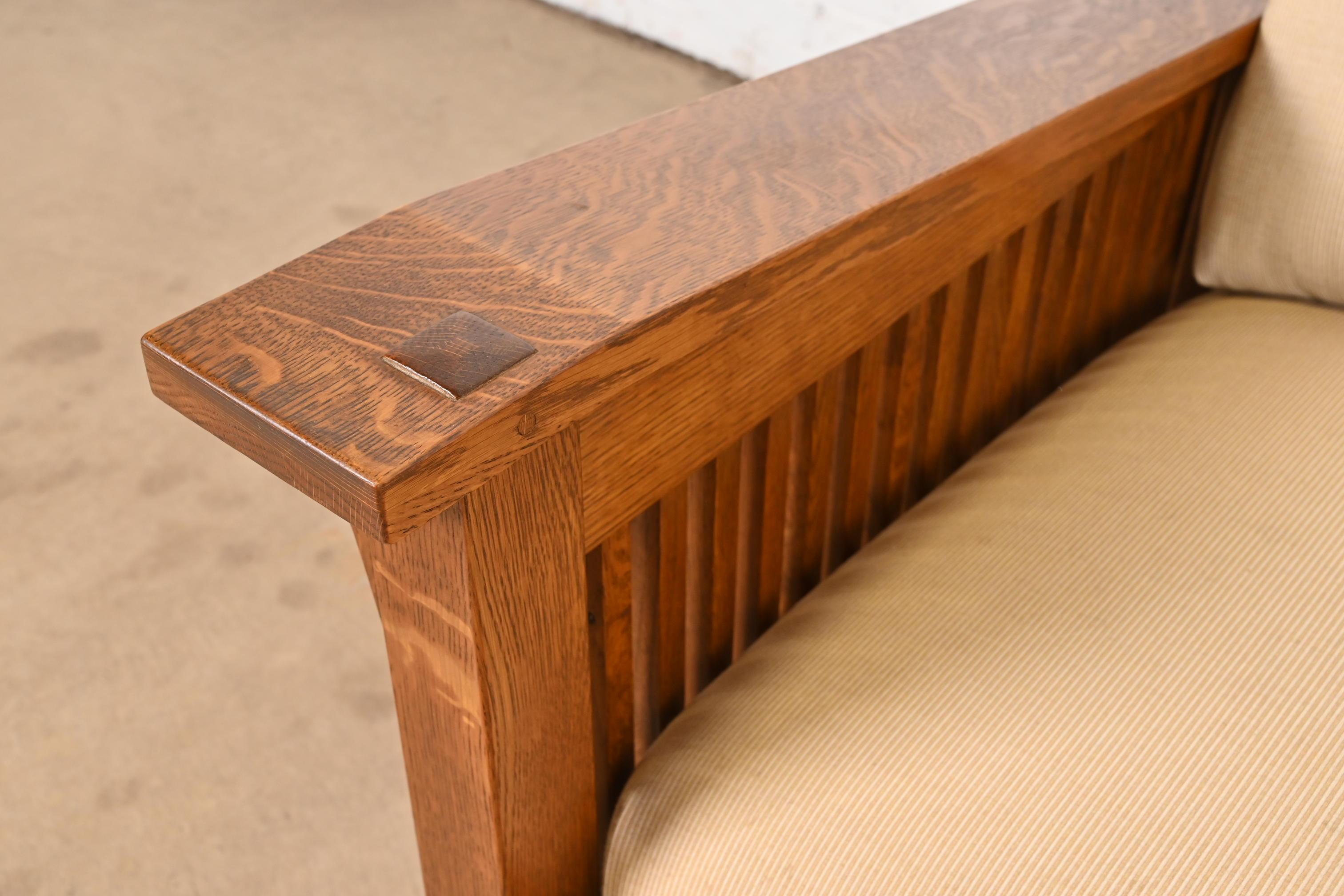 Stickley Mission Oak Arts & Crafts Reclining Morris Lounge Chair 3