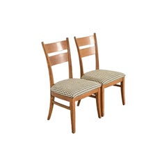 Stickley Mission Oak Arts & Crafts Side Chairs or Dining Chairs, Pair