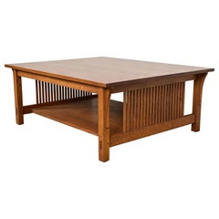 Stickley Mission Oak Arts & Crafts Spindle Coffee Table