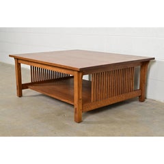 Stickley Mission Oak Arts & Crafts Spindle Coffee Table