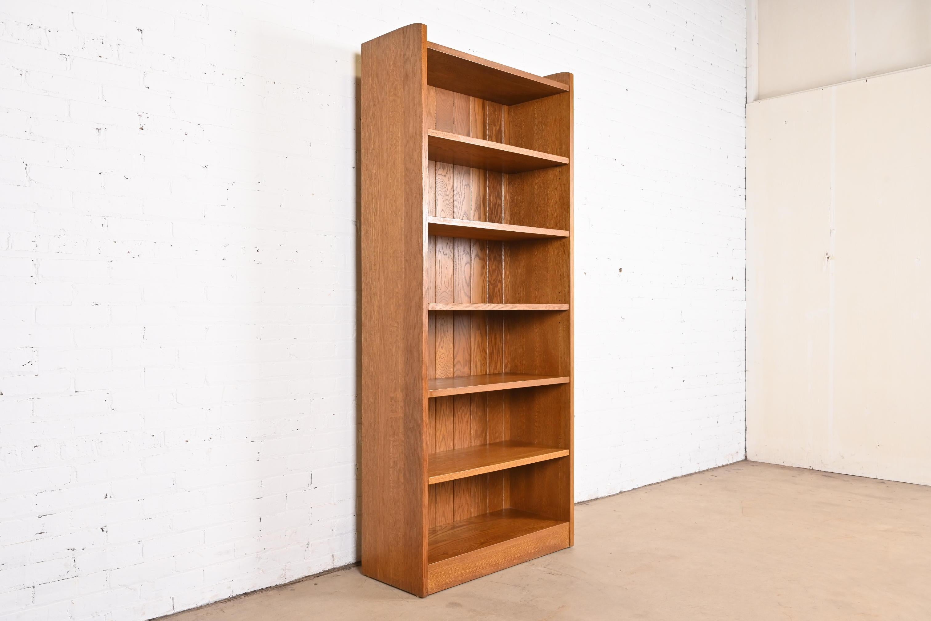 20th Century Stickley Mission Oak Arts & Crafts Tall Bookcase