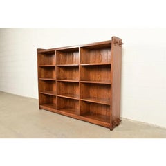 Stickley Mission Oak Arts & Crafts Triple Bookcase