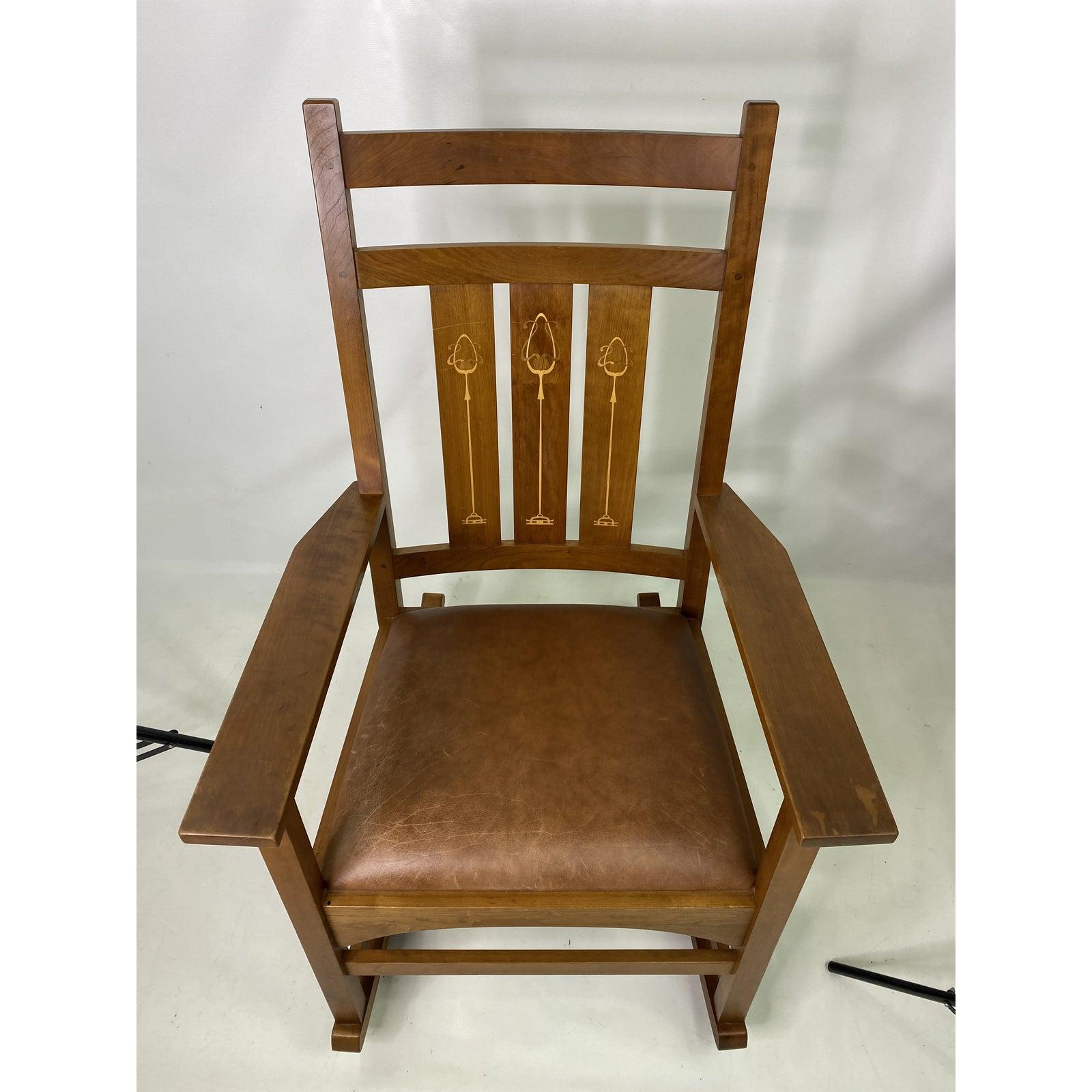 stickley rocking chair