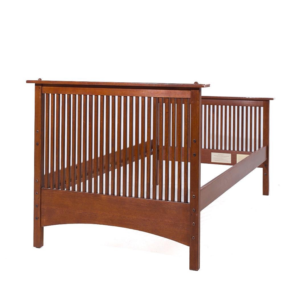 Stickley Mission Oak Twin Bed For Sale 1