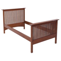 Stickley Mission Eiche Twin Bett