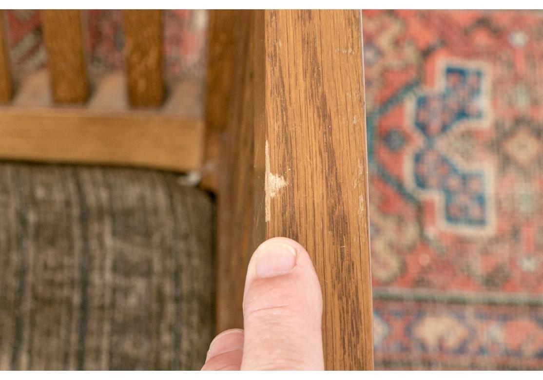 Stickley Mission Style Oak Armchair For Sale 2