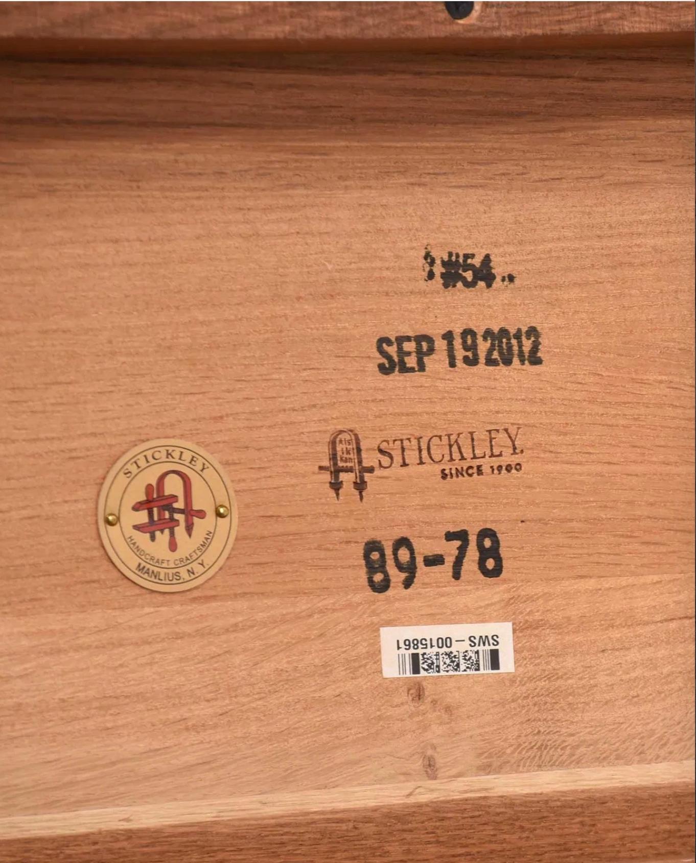 Stickley Misson Eichenholz Arts & Crafts Bücherregal im Angebot 4