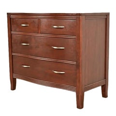 Stickley Modern Arts & Crafts Shaker Cherry Wood Four-Drawer Dresser