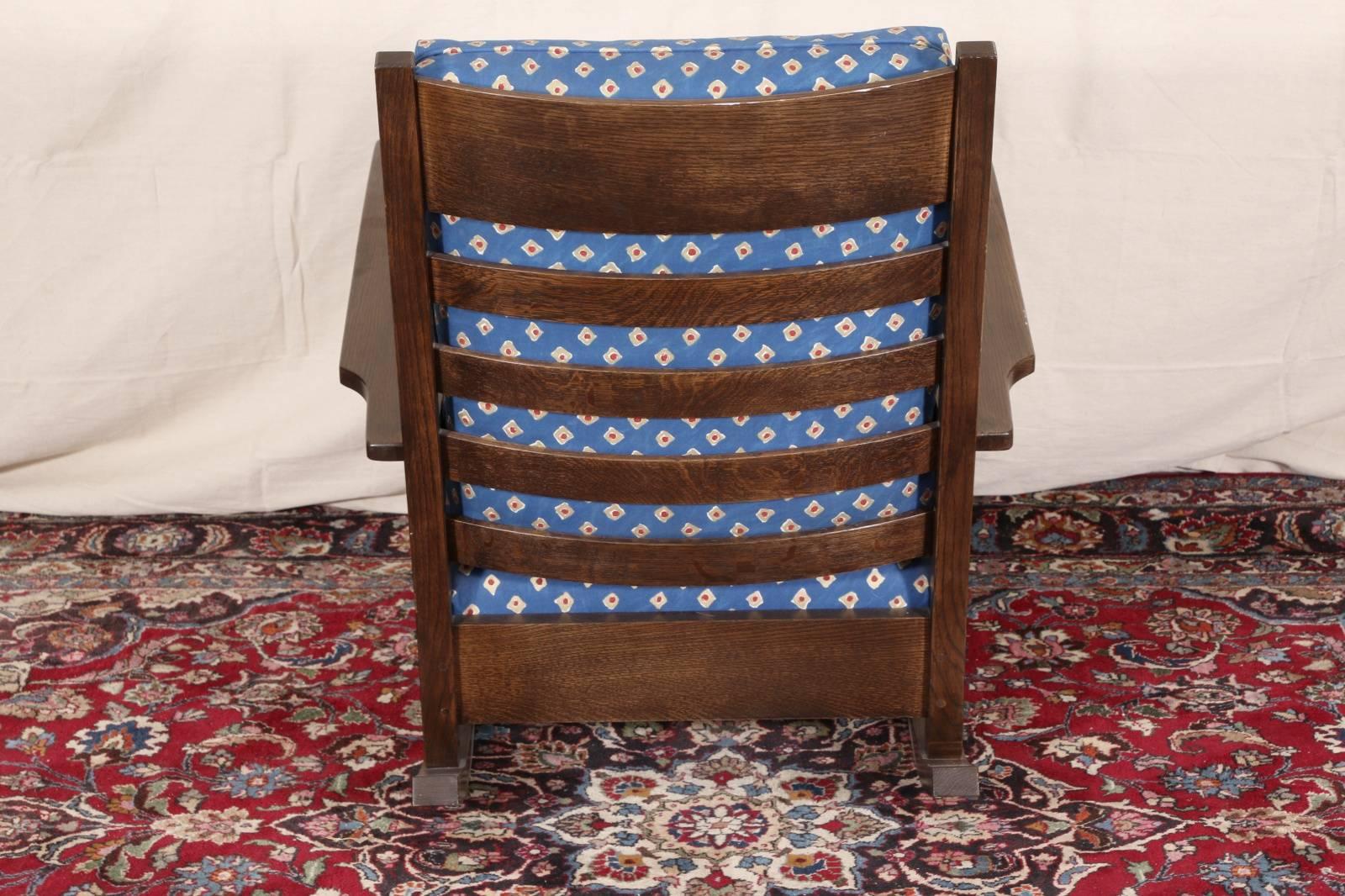 quarter sawn oak rocking chair