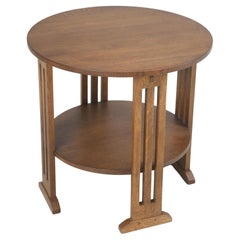 Stickley re-issue of their c1904 Occasional Mission Table or End Table in Oak.
