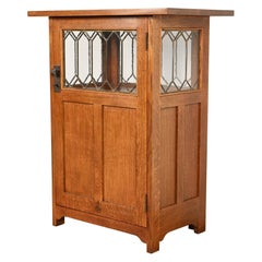 Stickley Roycroft Mission Oak Arts & Crafts Chafing Dish Stand or Side Cabinet
