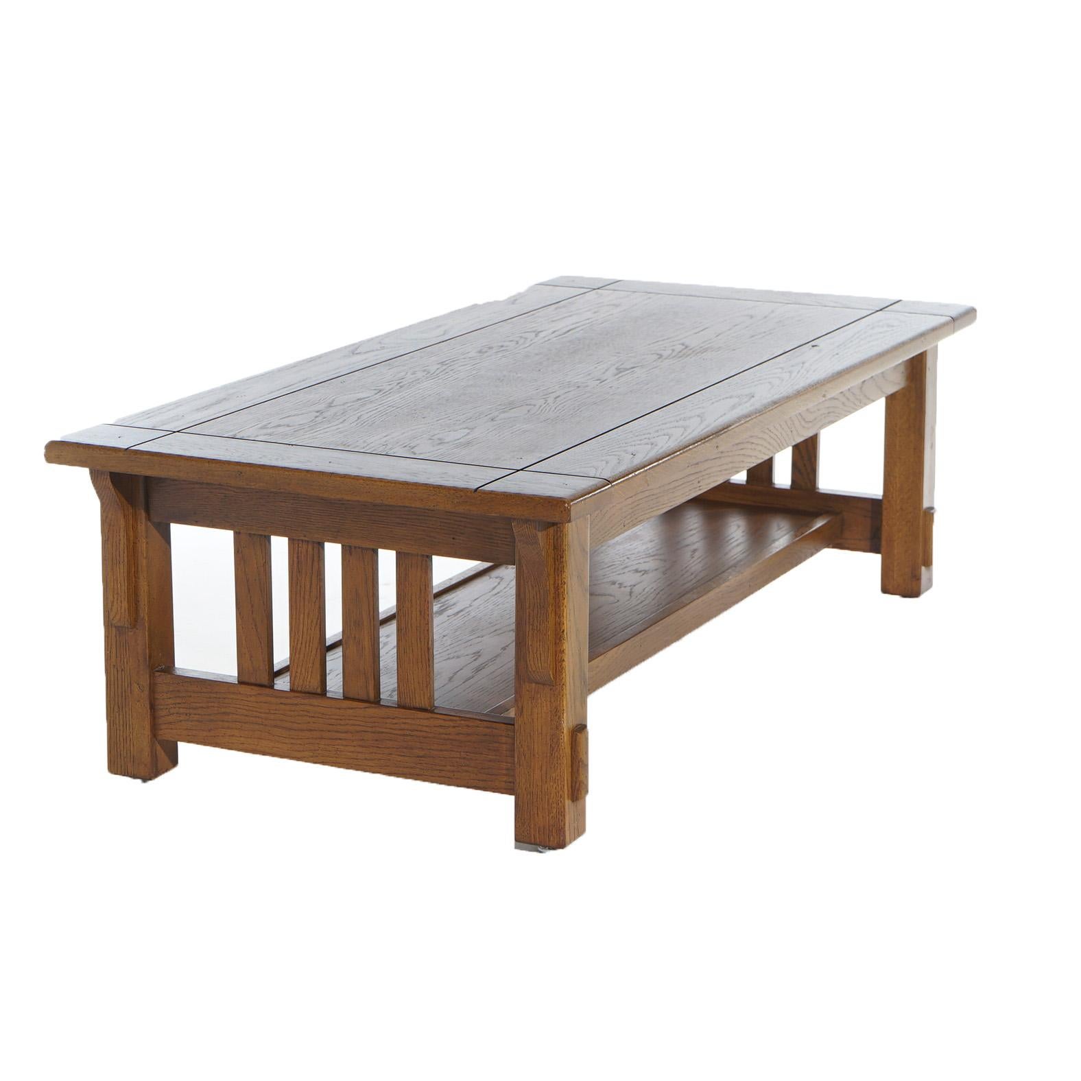 Stickley School Arts & Crafts Mission Oak Coffee Table 20thC 2