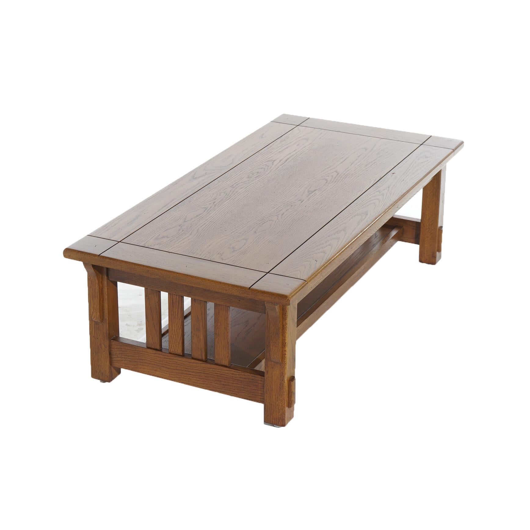 Stickley School Arts & Crafts Mission Oak Coffee Table 20thC 3