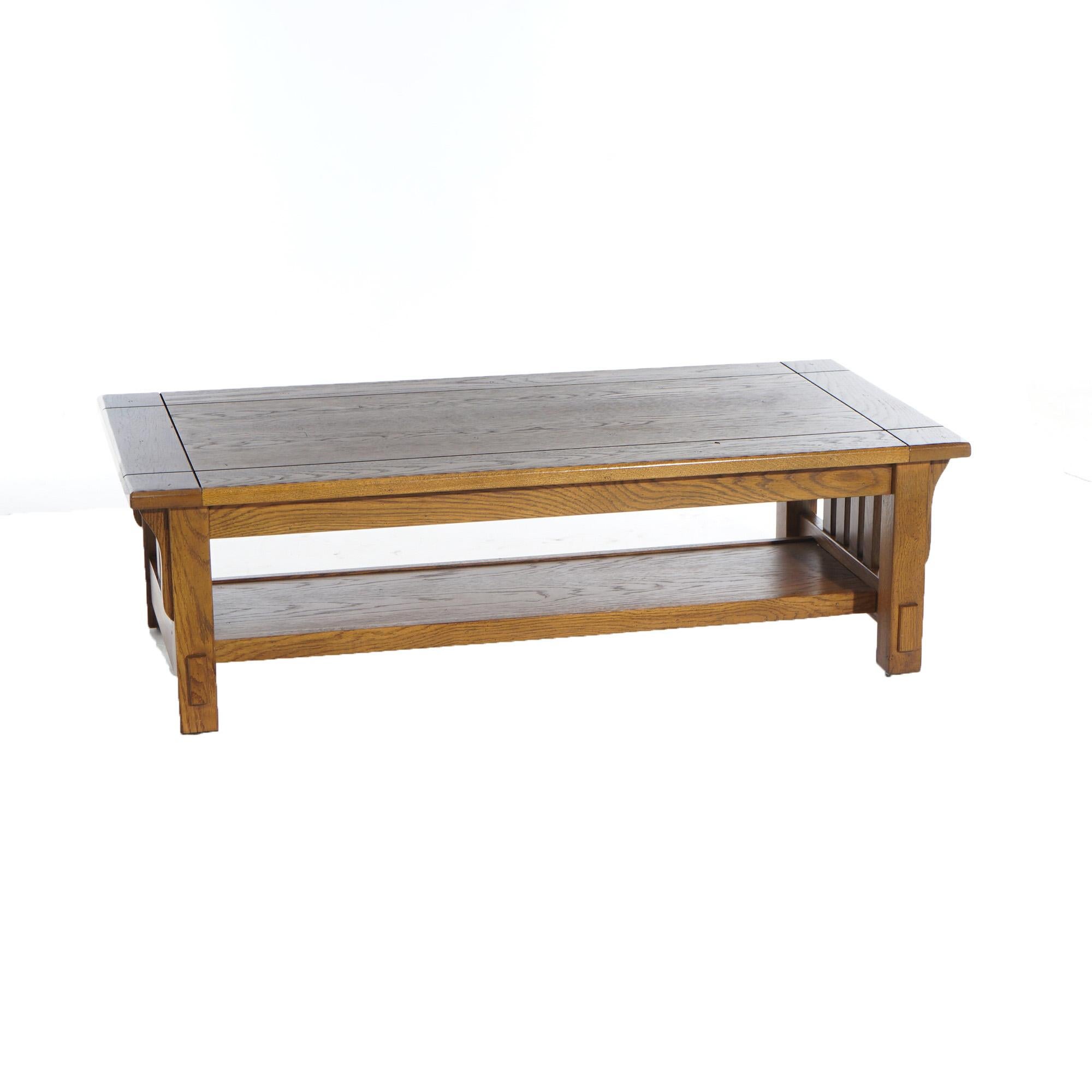 Stickley School Arts & Crafts Mission Oak Coffee Table 20thC 4