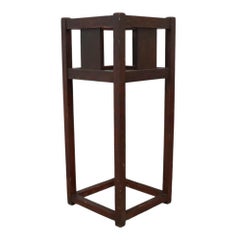 Stickley School Arts & Crafts Mission Oak Plant Stand c1920