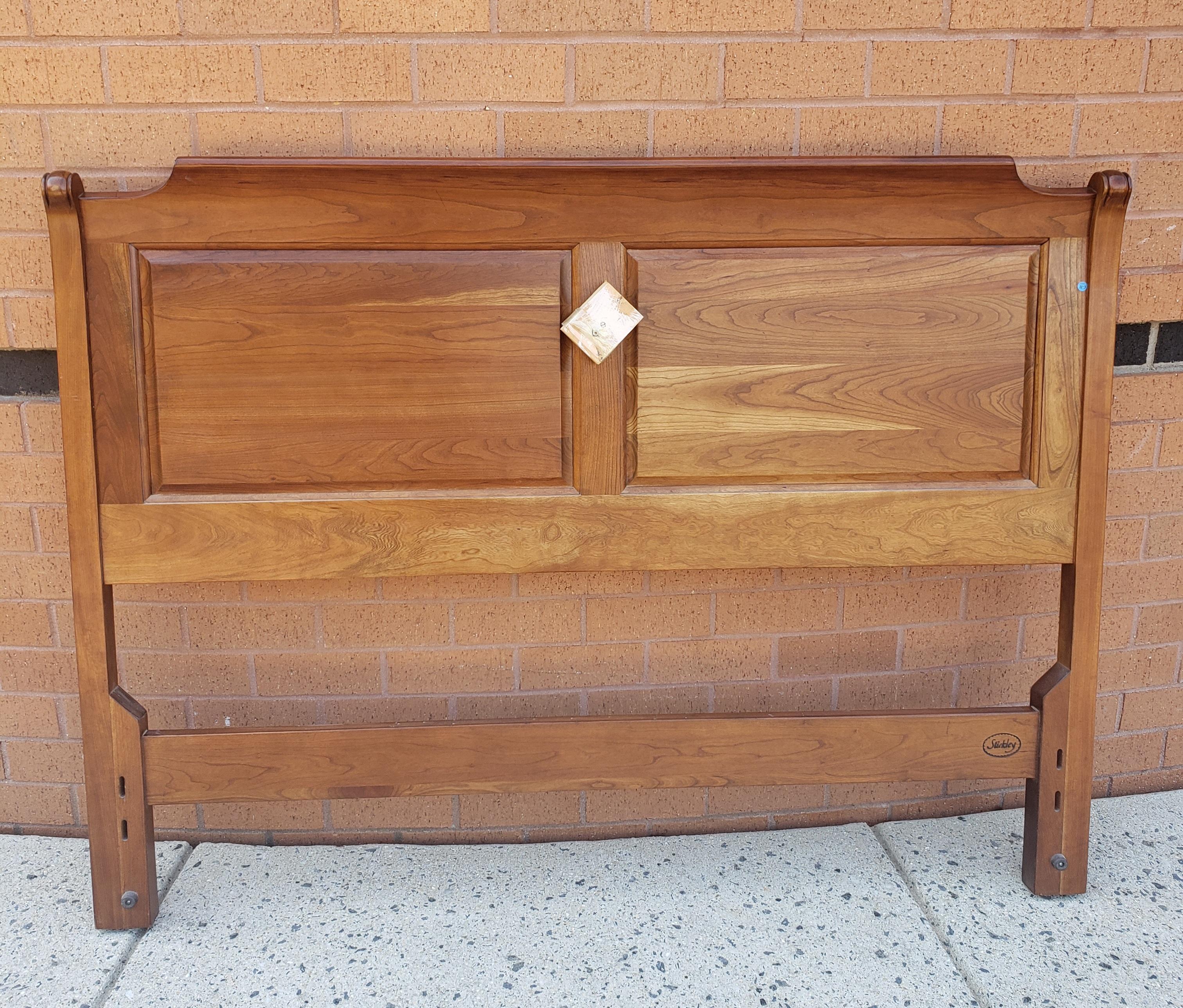 American Stickley Solid Cherry Panels Full Size Headboard For Sale