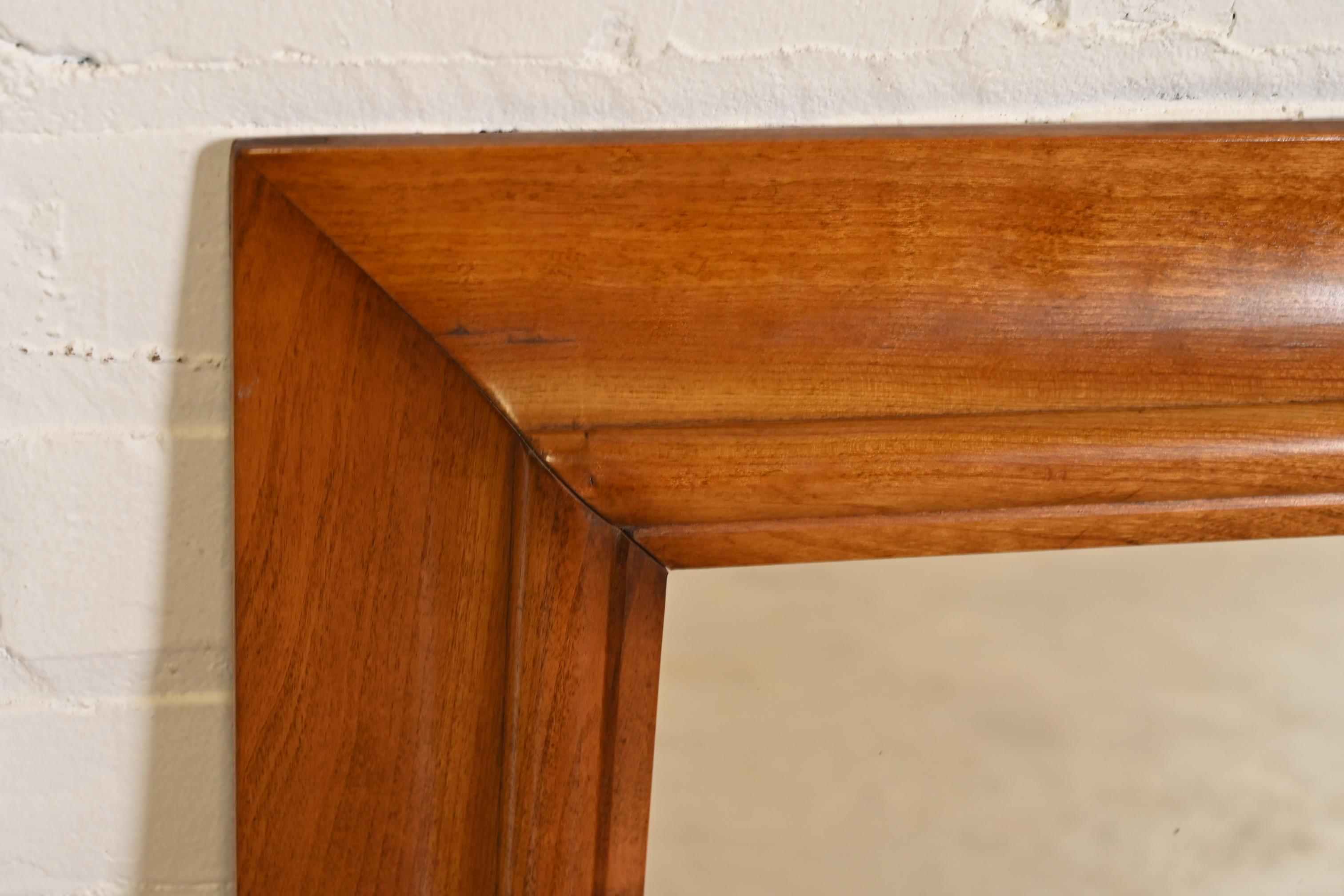 Stickley Solid Cherry Wood Framed Wall Mirror, 1956 1