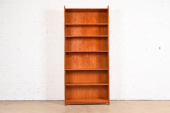 Stickley Style Arts & Crafts Studio Crafted Cherry Wood Bookcase