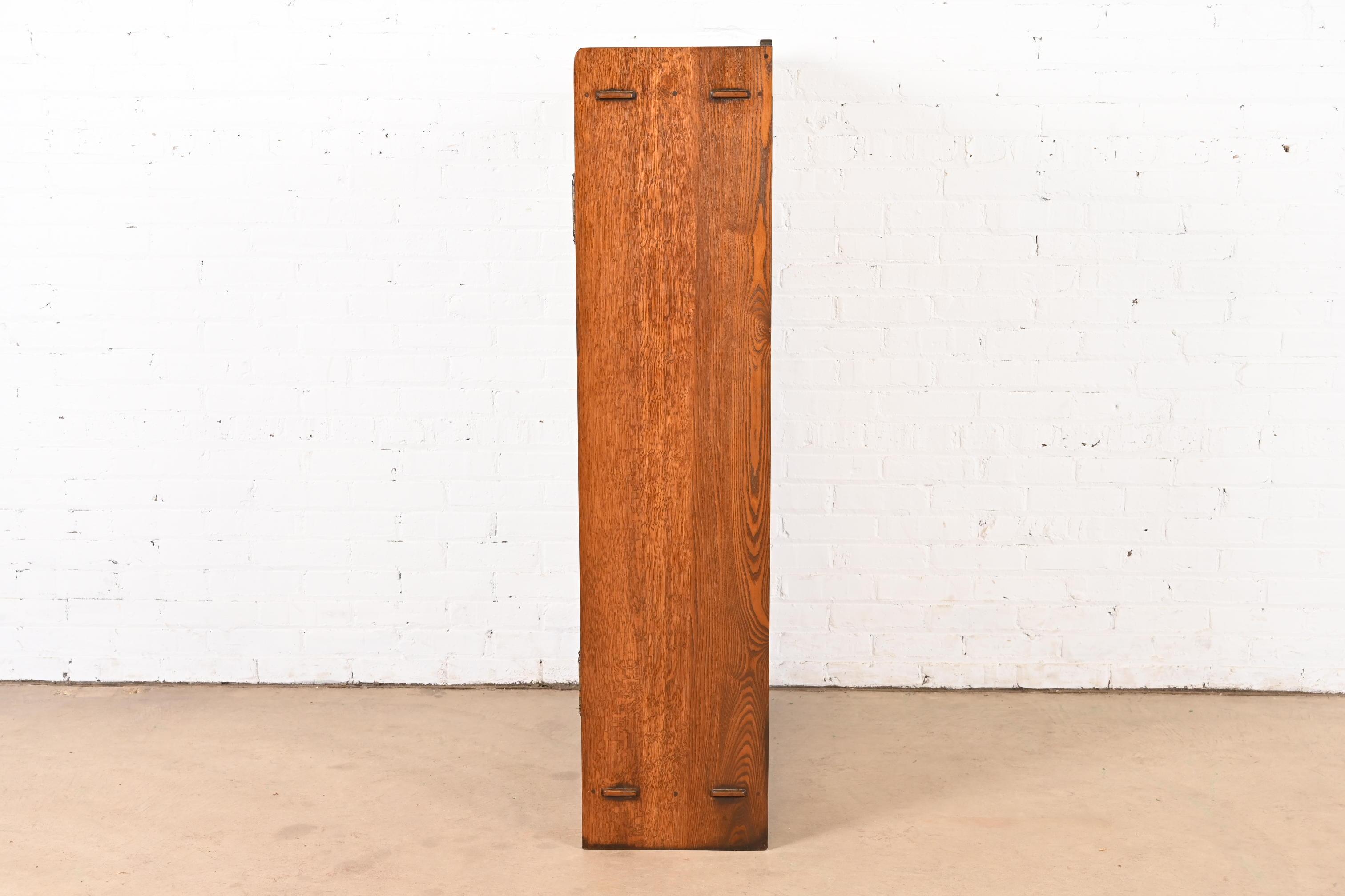 Mueble librería estilo Stickley Mission Oak Arts & Crafts en venta 3