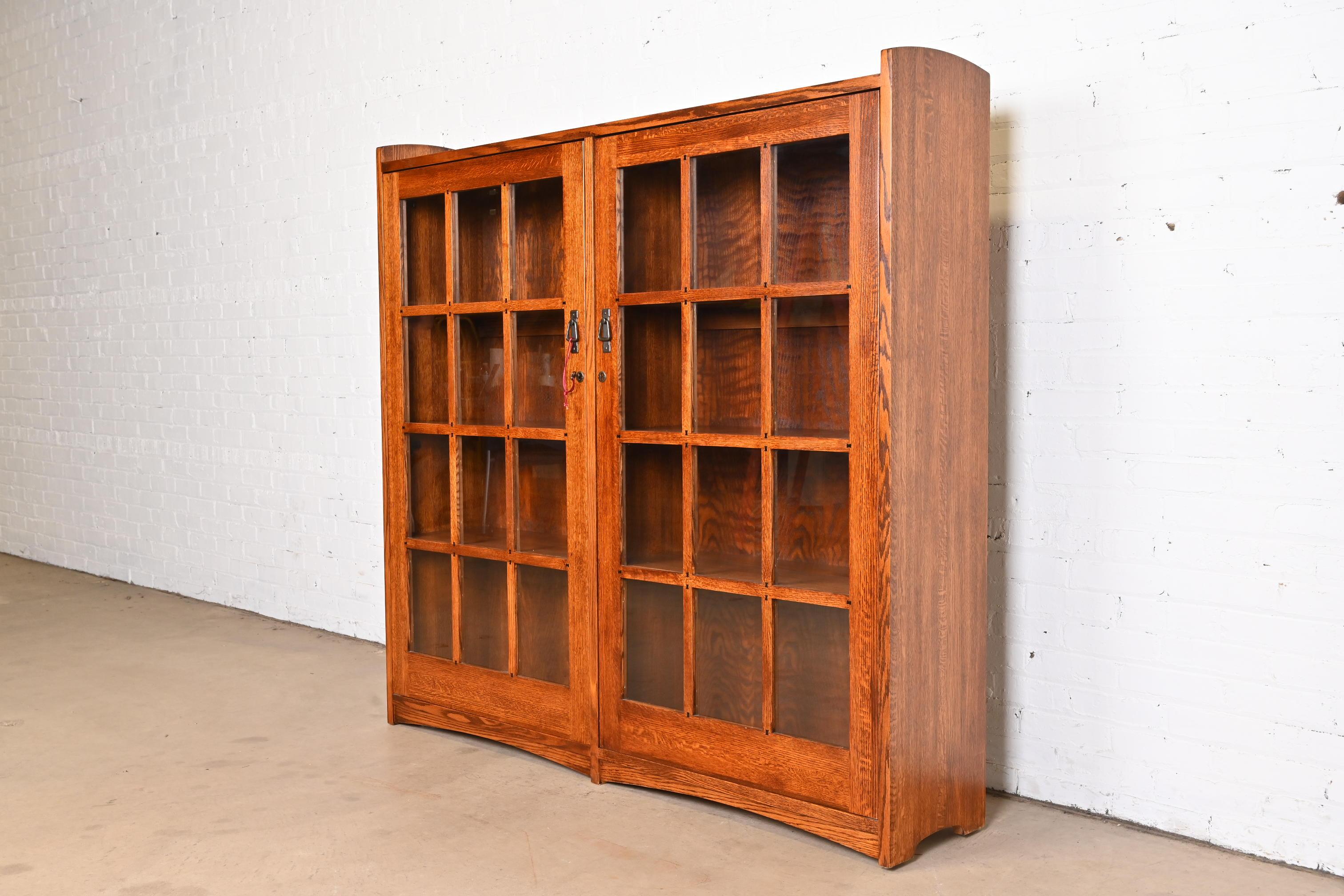 arts and crafts style bookcase