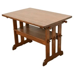 Stickley Style Mission Oak Arts & Crafts Library Table  Newly Refinished