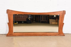 Stickley Style Mission Oak Arts & Crafts Mantel Mirror or Wall Mirror