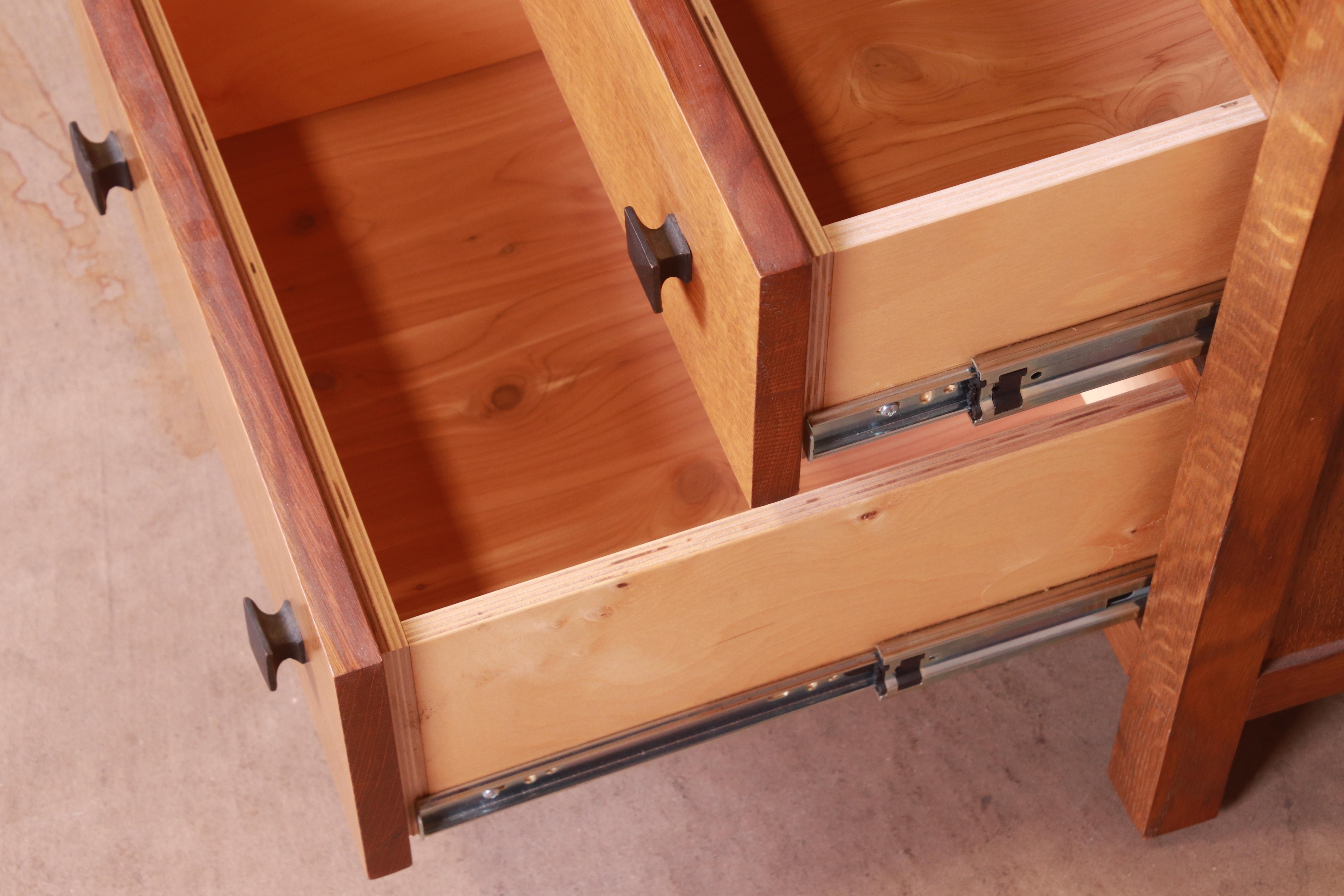 Stickley Style Mission Oak Arts & Crafts Nightstand 2