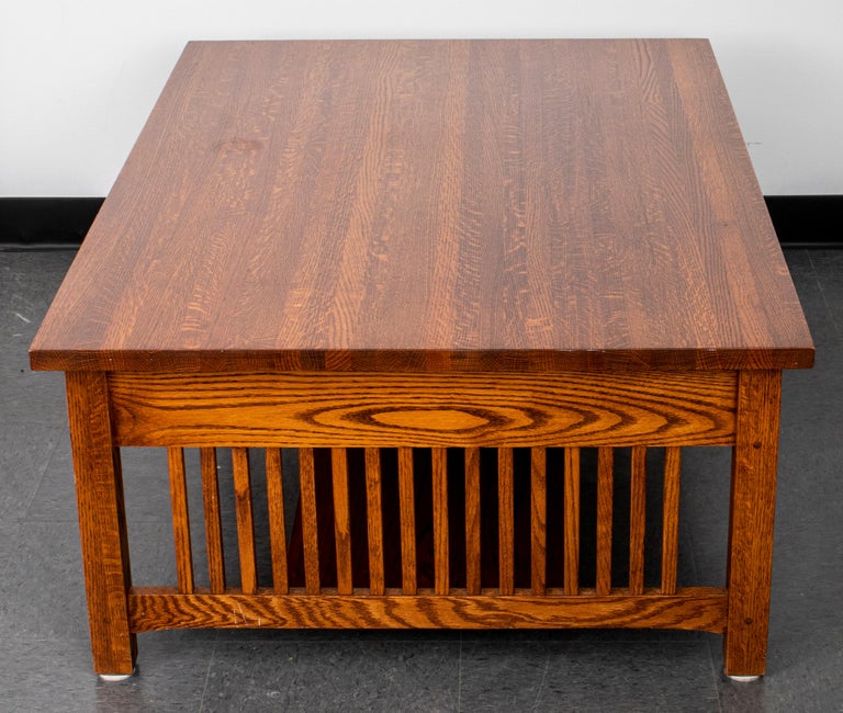 Stickley Style Wood Coffee Table at 1stDibs stickley coffee tables