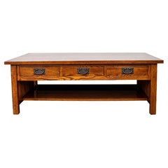 Stickley Style Wood Coffee Table