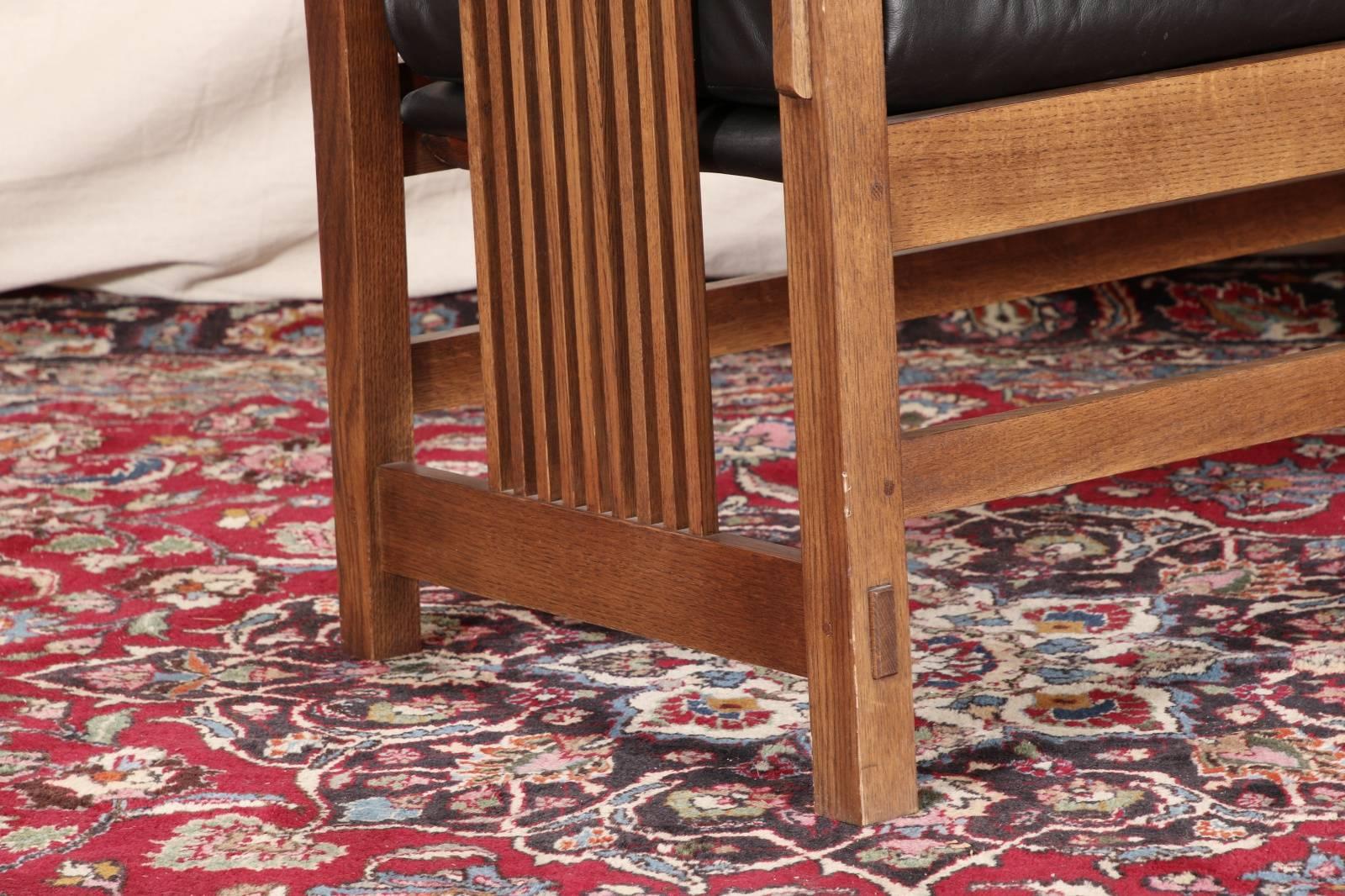 Stickley Tall Back Settee 3
