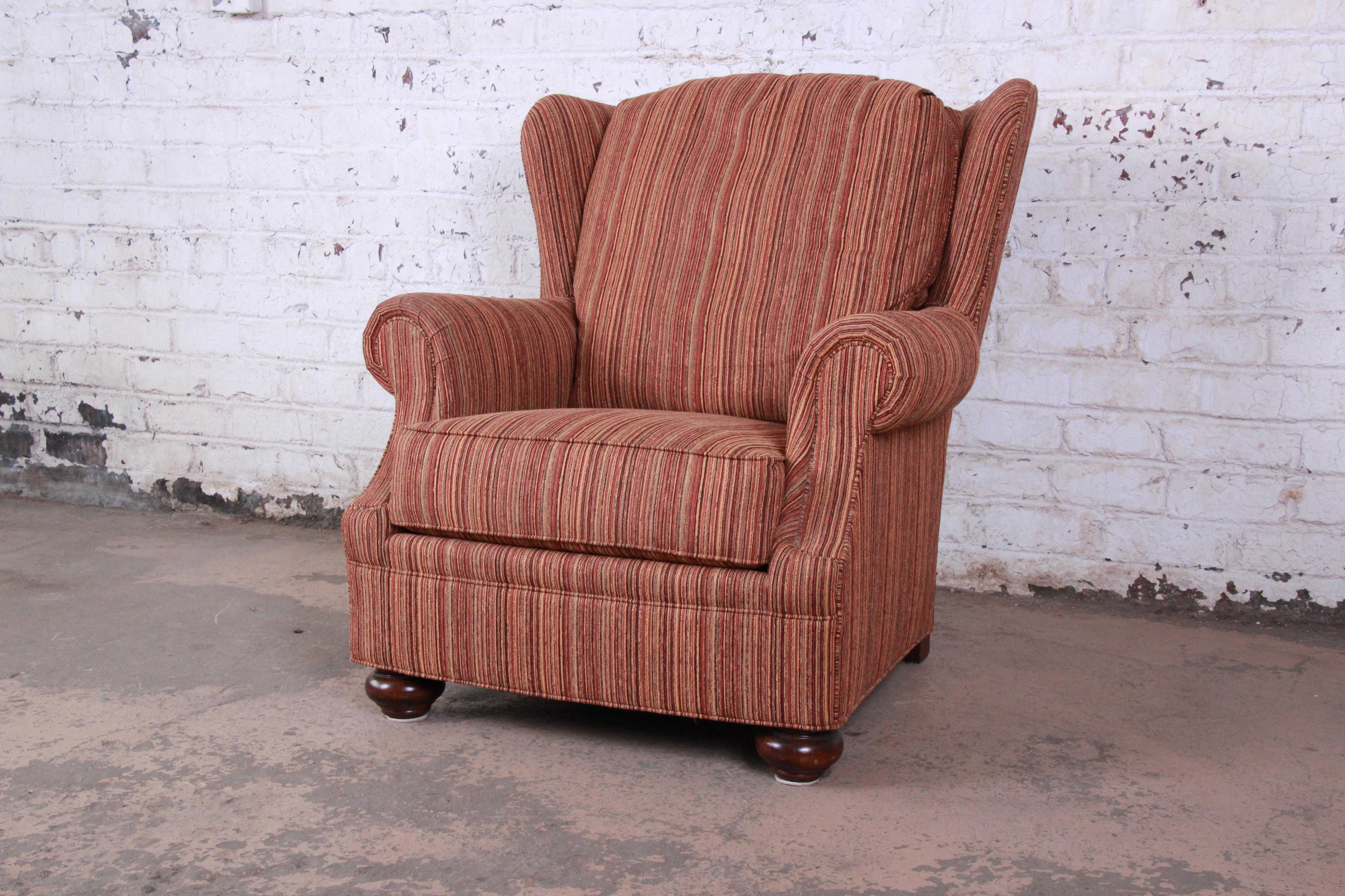 American Stickley Wingback Lounge Chair