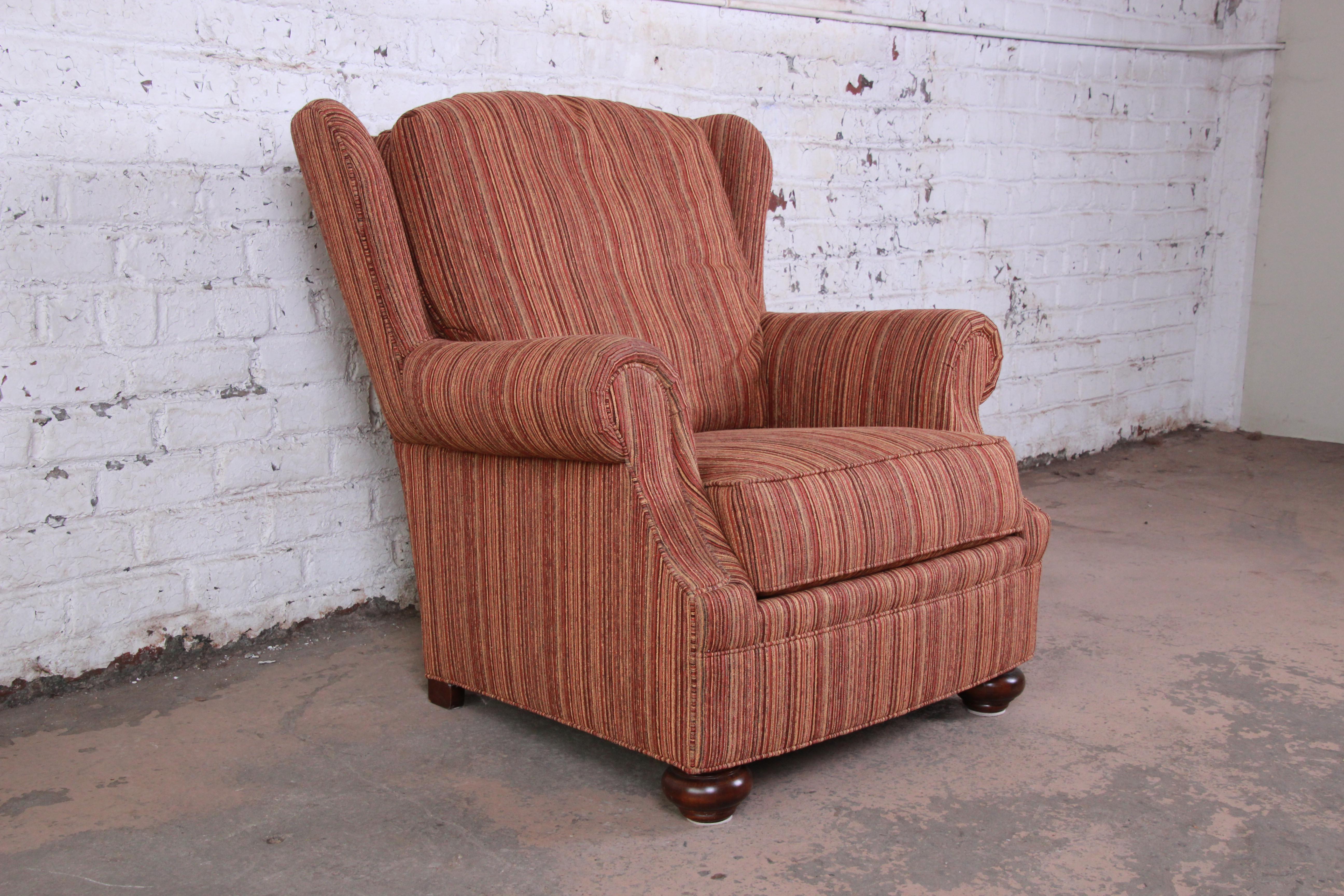 20th Century Stickley Wingback Lounge Chair