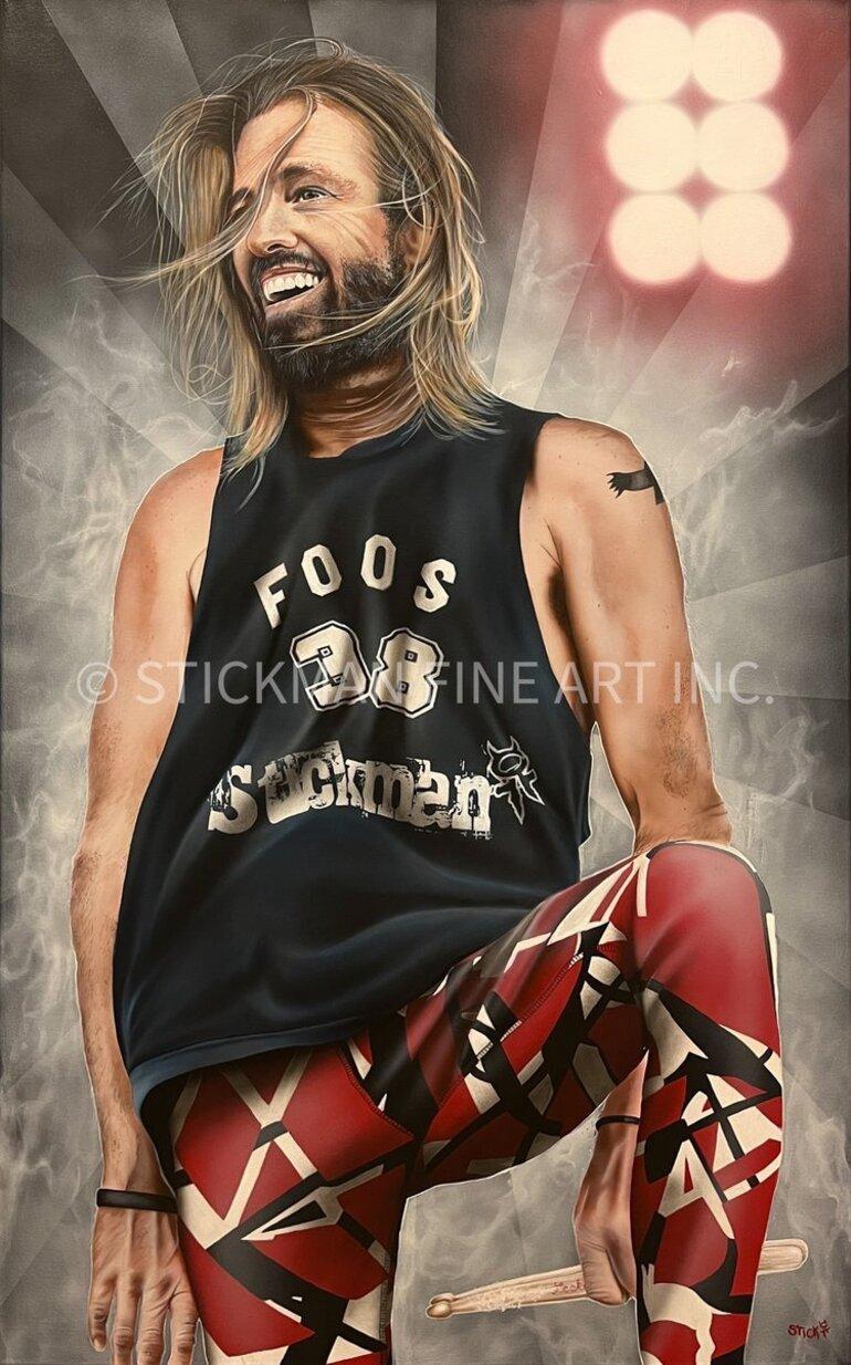 Stickman Portrait Print - Watch Him as He Goes