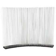 White Sticks 180cm LED Curved Black Bases