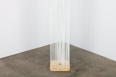 Bases carrées LED « White Sticks Biophilic » de 150 cm et 180 cm