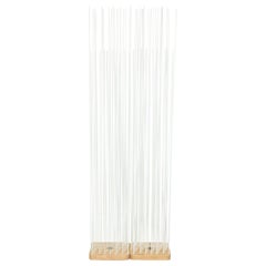 Bases carrées LED « White Sticks Biophilic » de 150 cm et 180 cm
