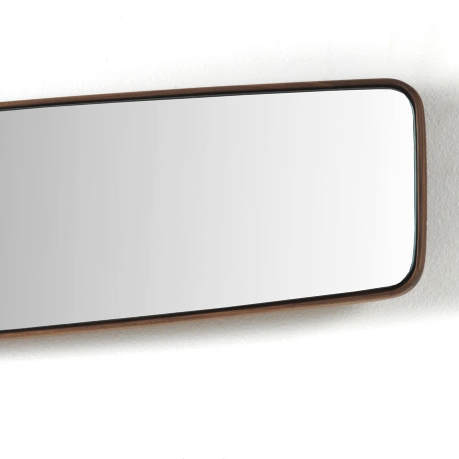 Contemporary Sticky Walnut Mirror For Sale