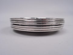 Assiettes à pain et à beurre Stieff Rose Baltimore en argent sterling repoussé