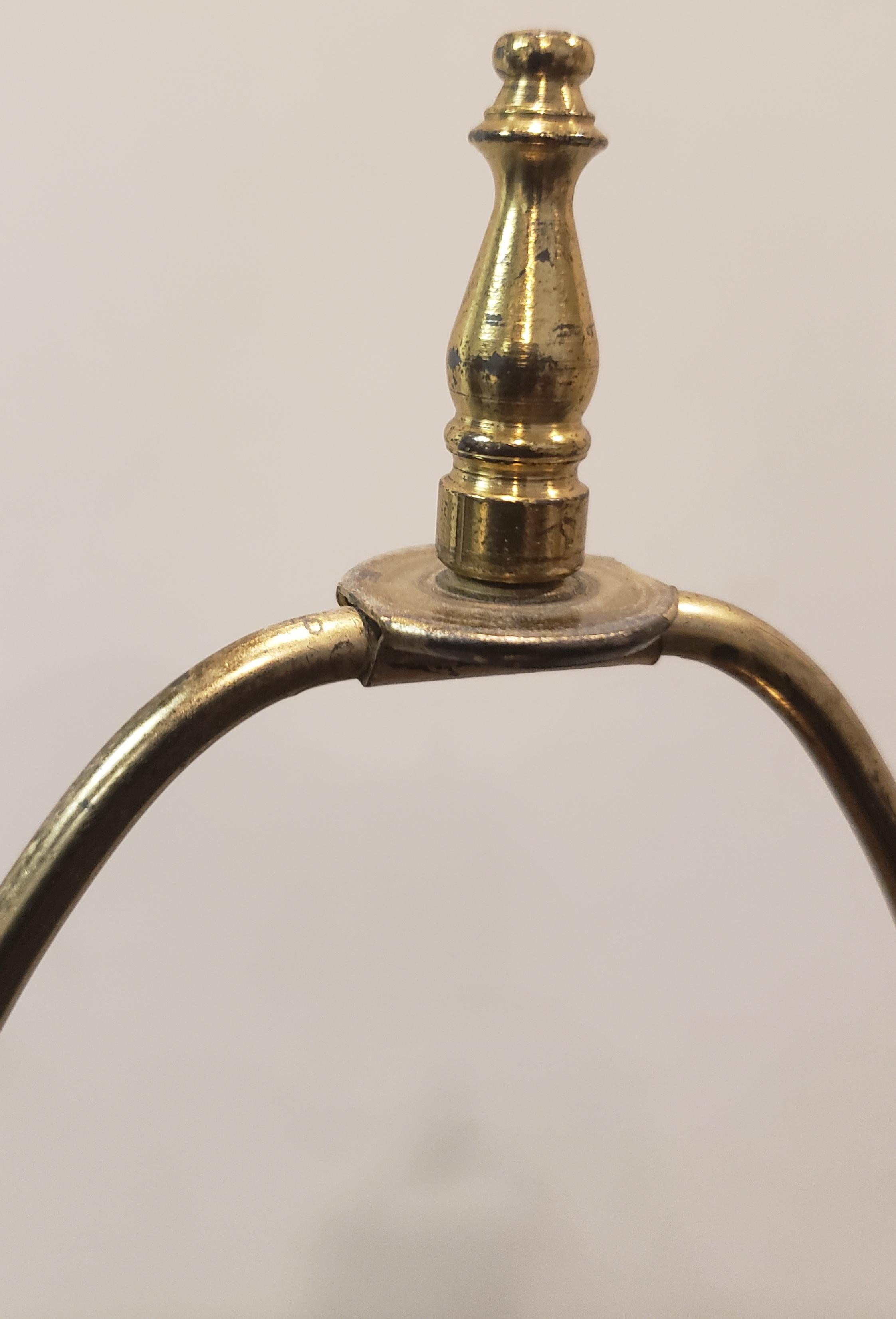 Stiffel  Art Nouveau Style Große Messing Tischlampe (Art nouveau) im Angebot