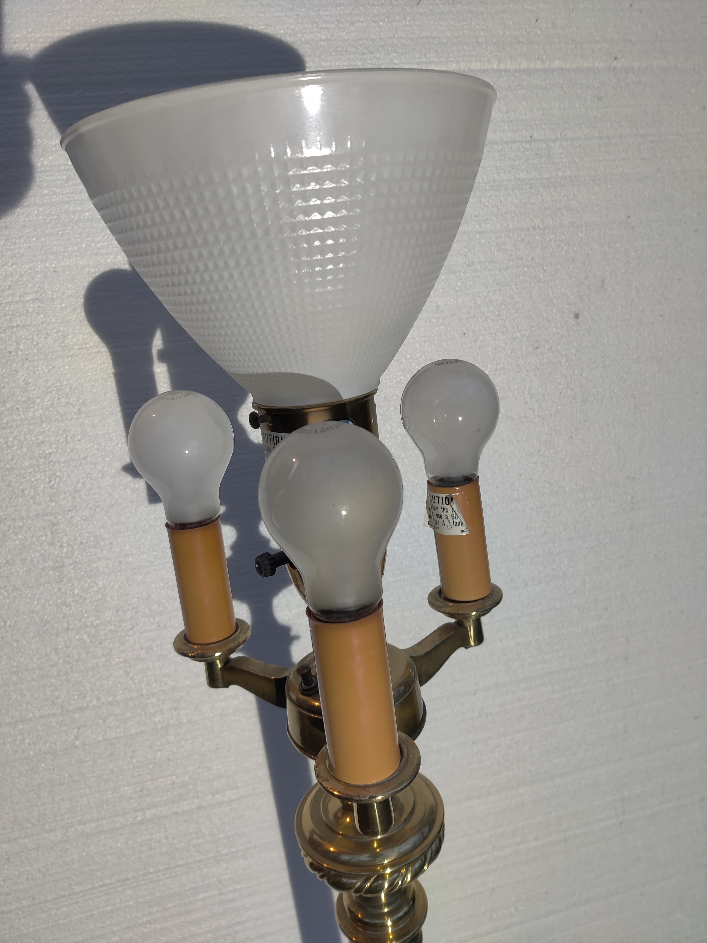 Stiffel Brass Floor Lamp For Sale 4