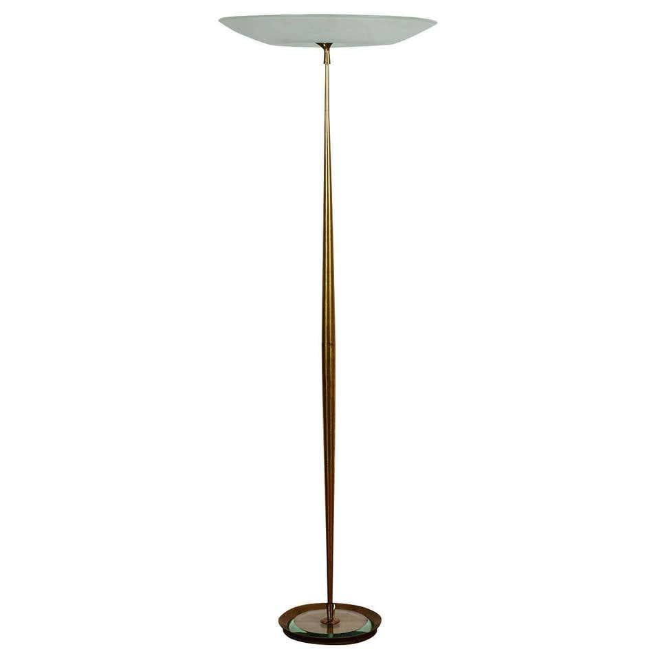 Stiffel Brass and Walnut Floor Lamp 7