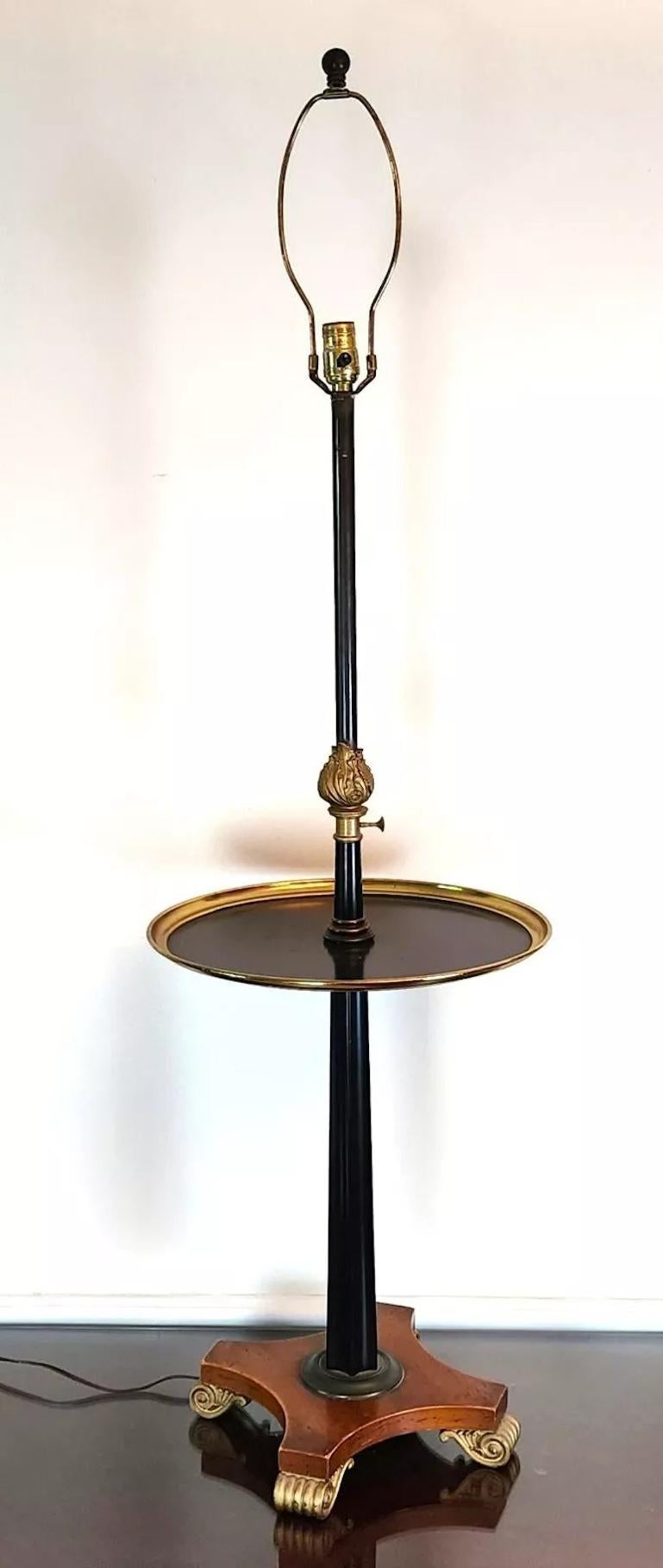 Mid-Century Modern Stiffel Floor Table Lamp Vintage 1960s For Sale