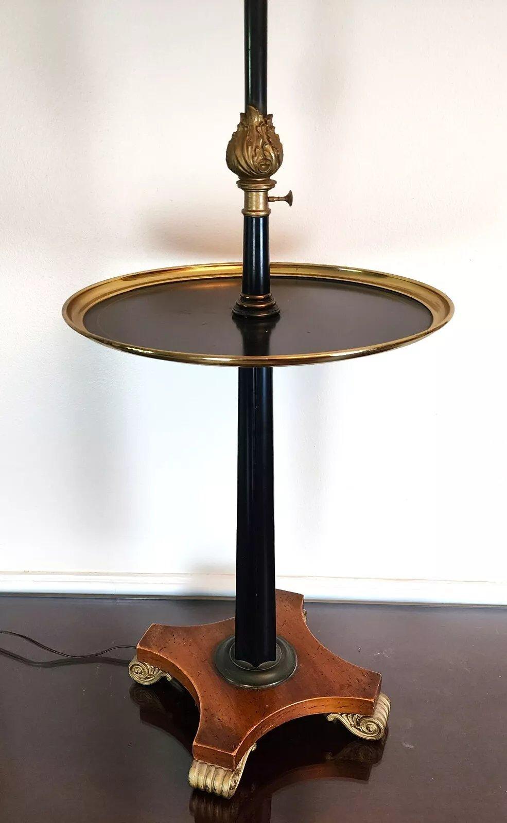 Stiffel Floor Table Lamp Vintage 1960s In Good Condition For Sale In Lake Worth, FL