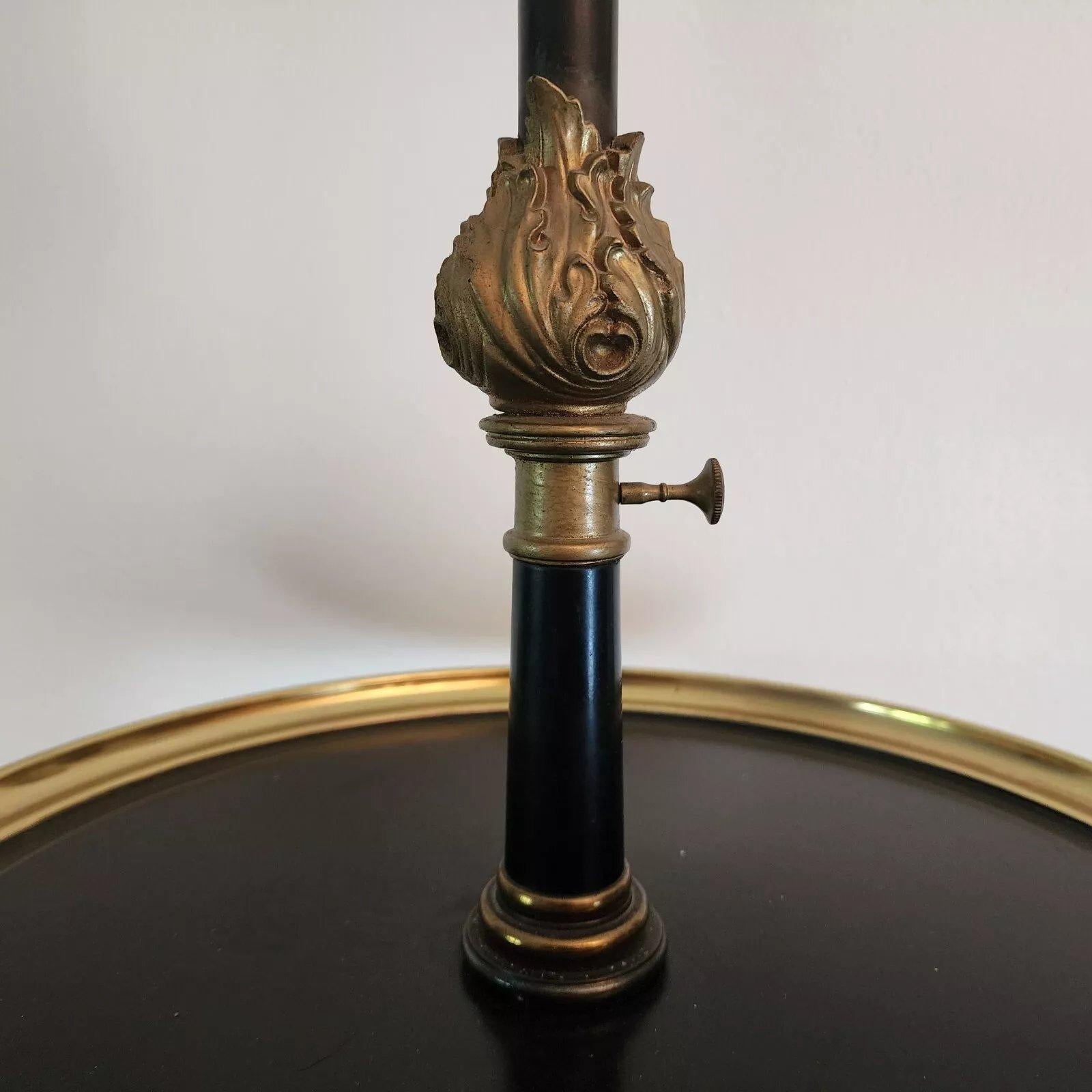 Brass Stiffel Floor Table Lamp Vintage 1960s For Sale
