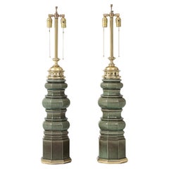 Lampade in porcellana Stiffel Jade Green