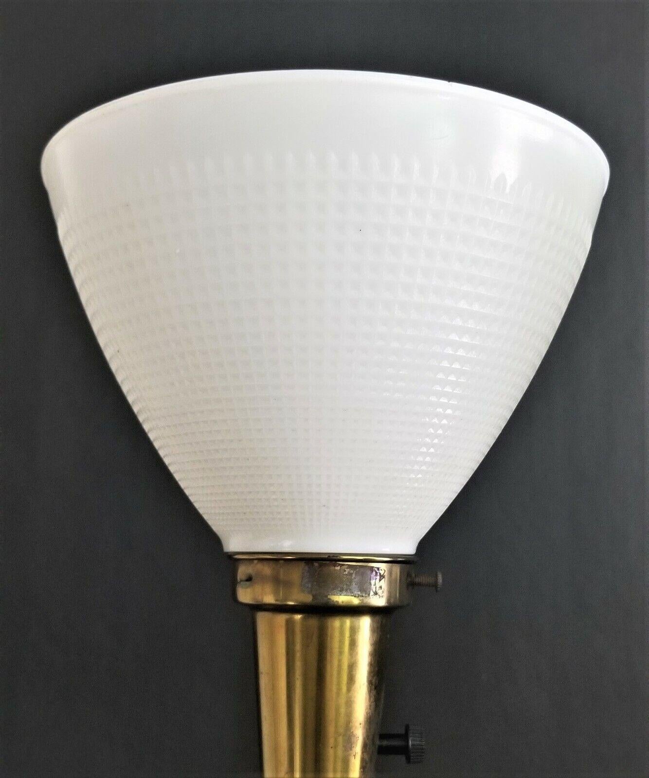 Stiffel Lenox Obelisk Torchier Porcelain and Brass Table Lamps For Sale 4