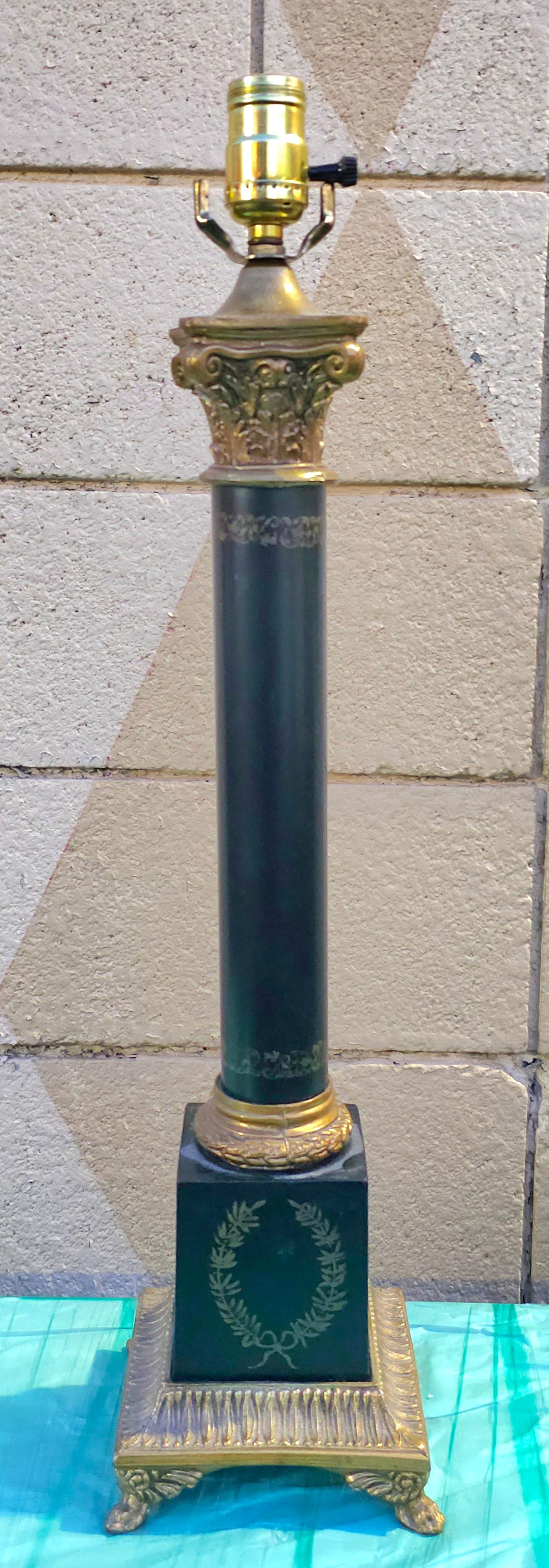 Other Stiffel Mid-Century Greek Corinthian Column Table Lamp For Sale