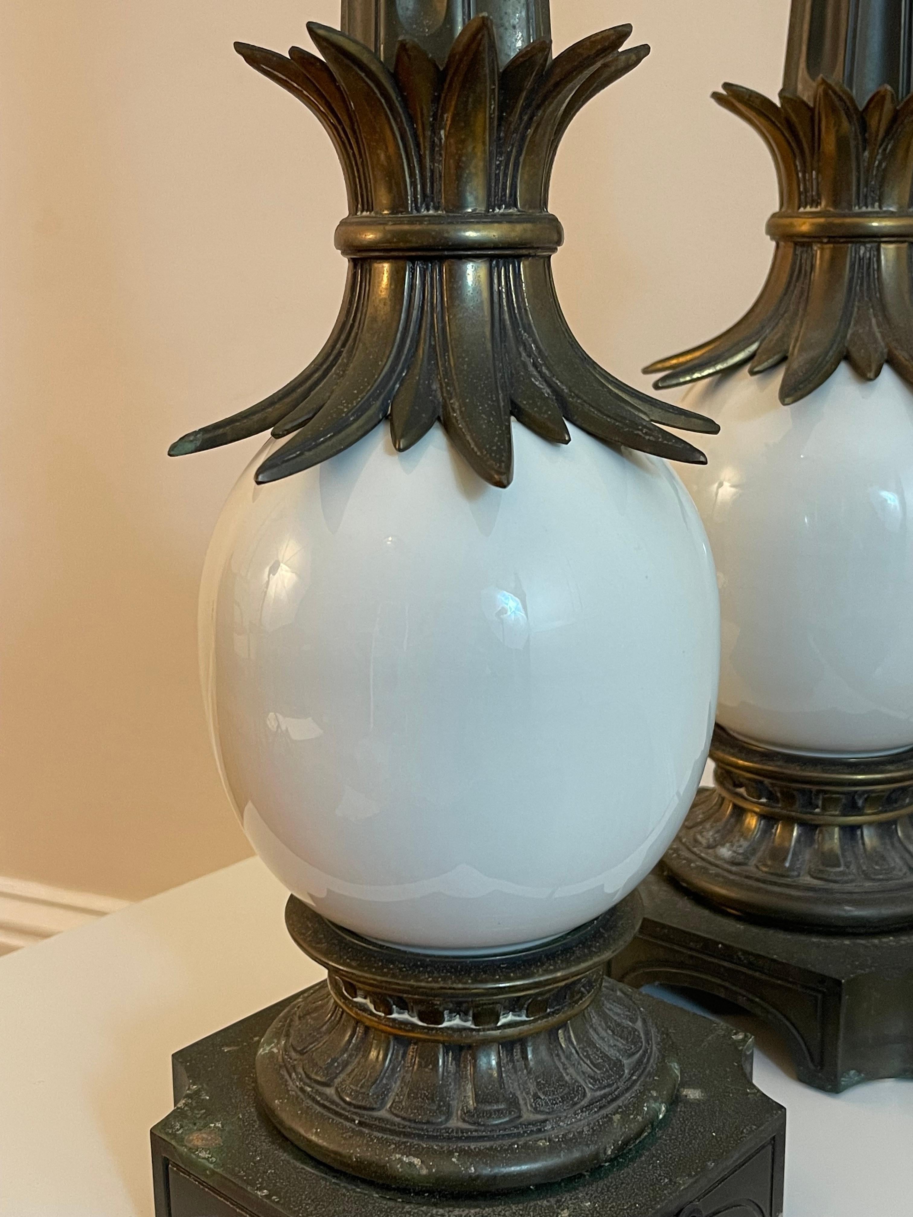 Stiffel Ostrich Egg Table Lamps For Sale 7