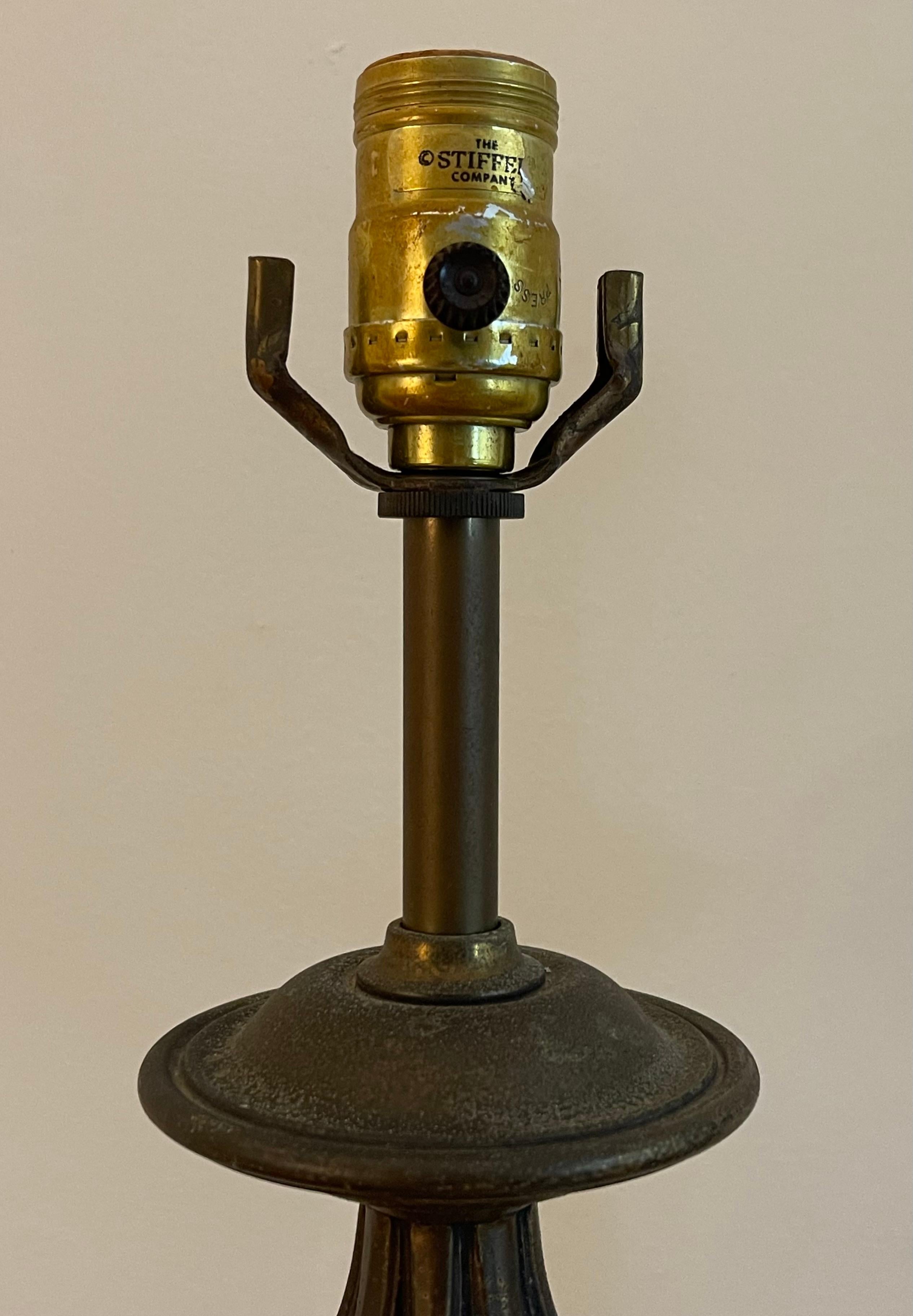 Stiffel Straußenei-Tischlampen (Hollywood Regency) im Angebot