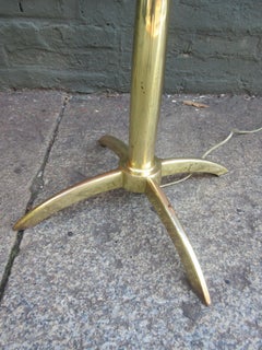 Stiffel Pair of Brass Floor Lamps